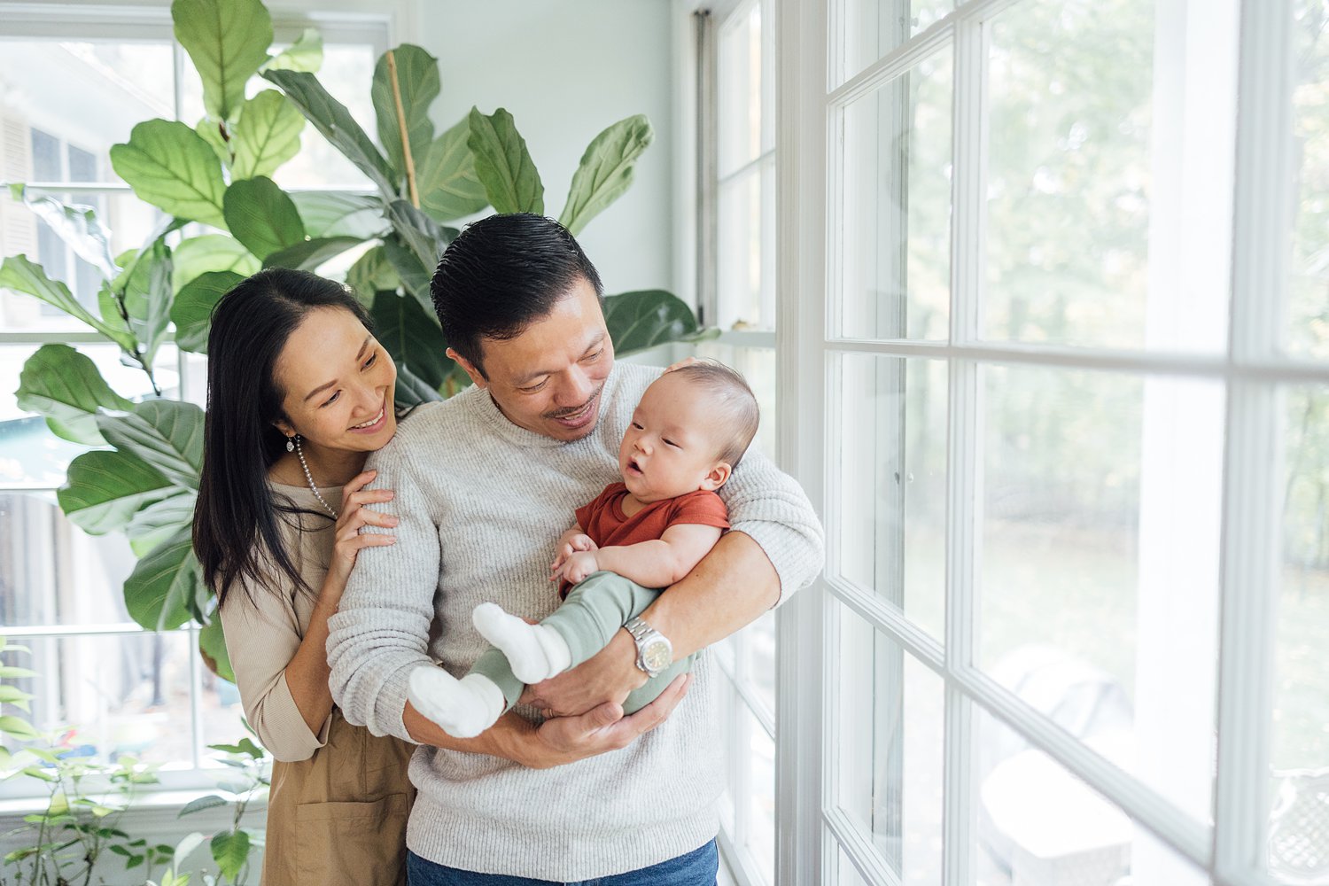 Nguyet + Andy + Aria + Adrian - Watchung Family Session - New Jersey Family Photographer - Alison Dunn Photography photo