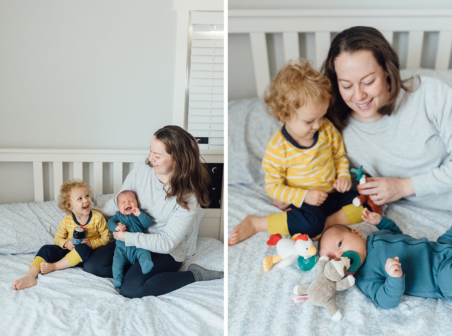 The Reznikovs - Rockville In-Home Family Session - Maryland Newborn Photographer - Alison Dunn Photography photo