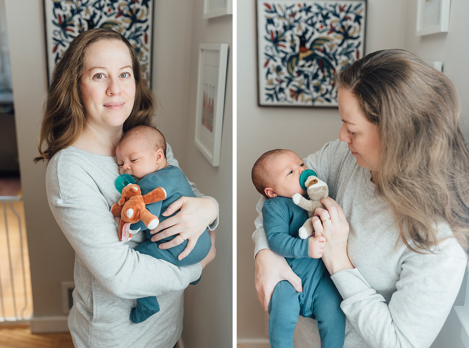The Reznikovs - Rockville In-Home Family Session - Maryland Newborn Photographer - Alison Dunn Photography photo