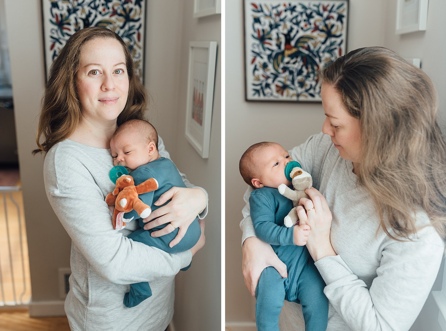 The Reznikovs - Rockville In-Home Family Session - Maryland Newborn Photographer - Alison Dunn Photography photo