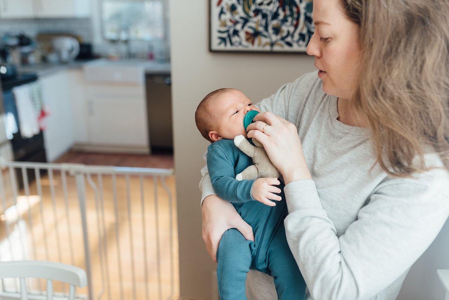 The Reznikovs - Rockville In-Home Family Session - Maryland Newborn Photographer - Alison Dunn Photography photo