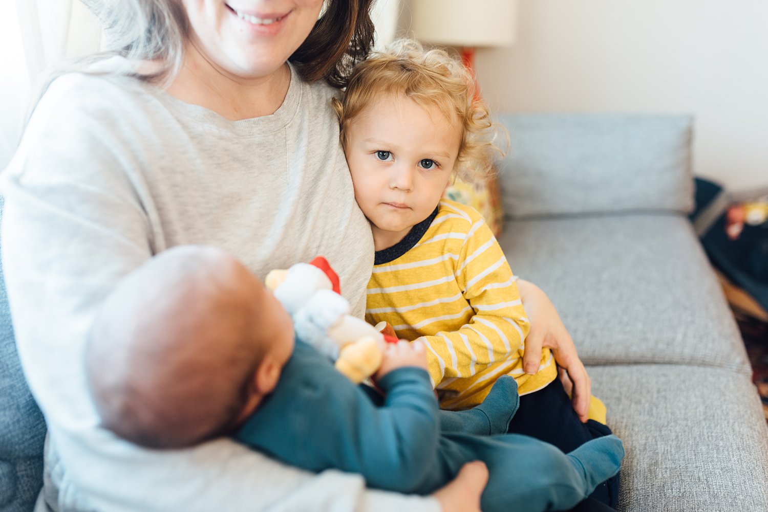 The Reznikovs - Rockville In-Home Family Session - Maryland Newborn Photographer - Alison Dunn Photography photo