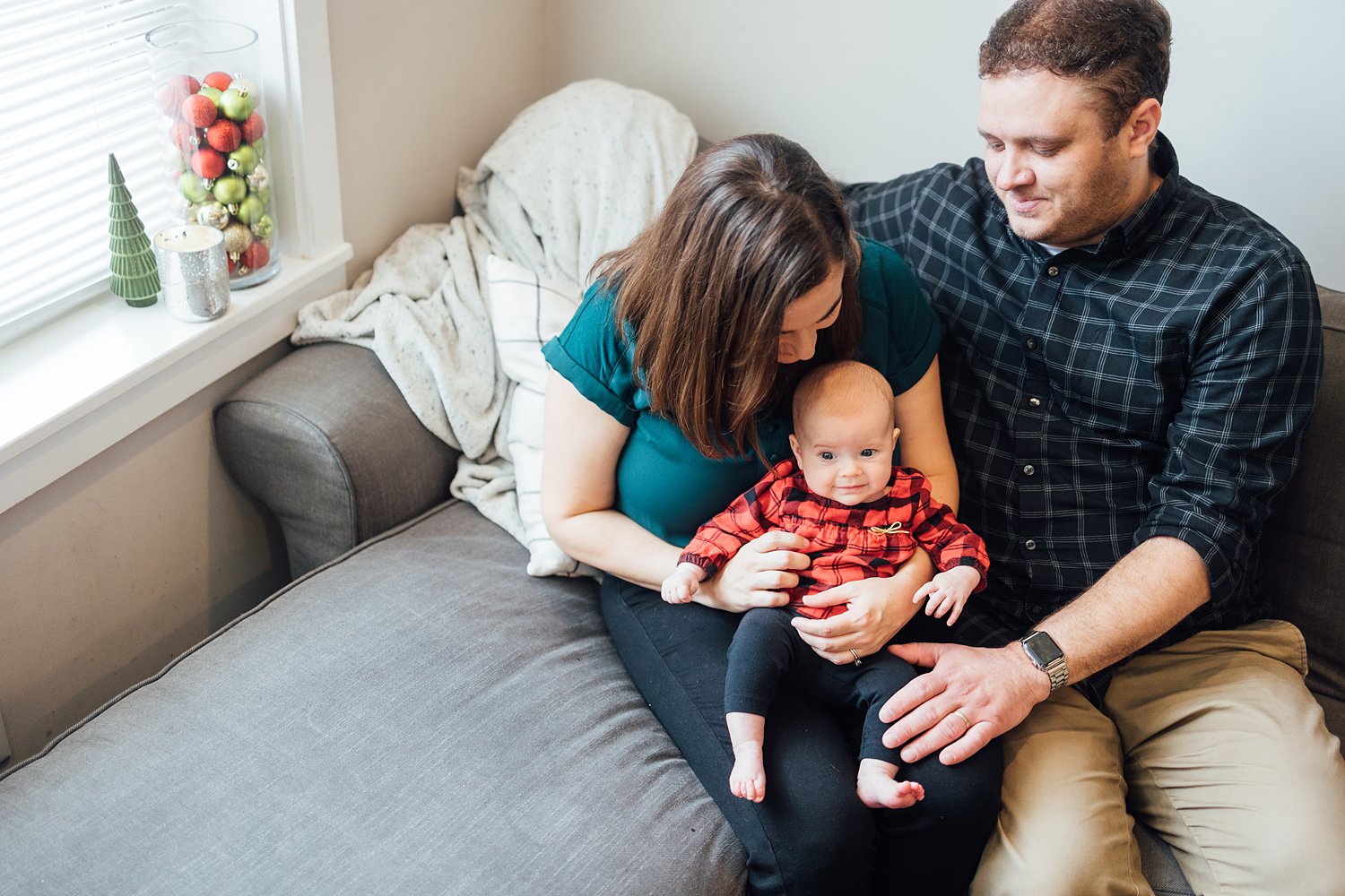 Gary + Emily + Maya - Philadelphia In-Home Newborn Session - Philadelphia Family Lifestyle Photographer - Alison Dunn Photography photo