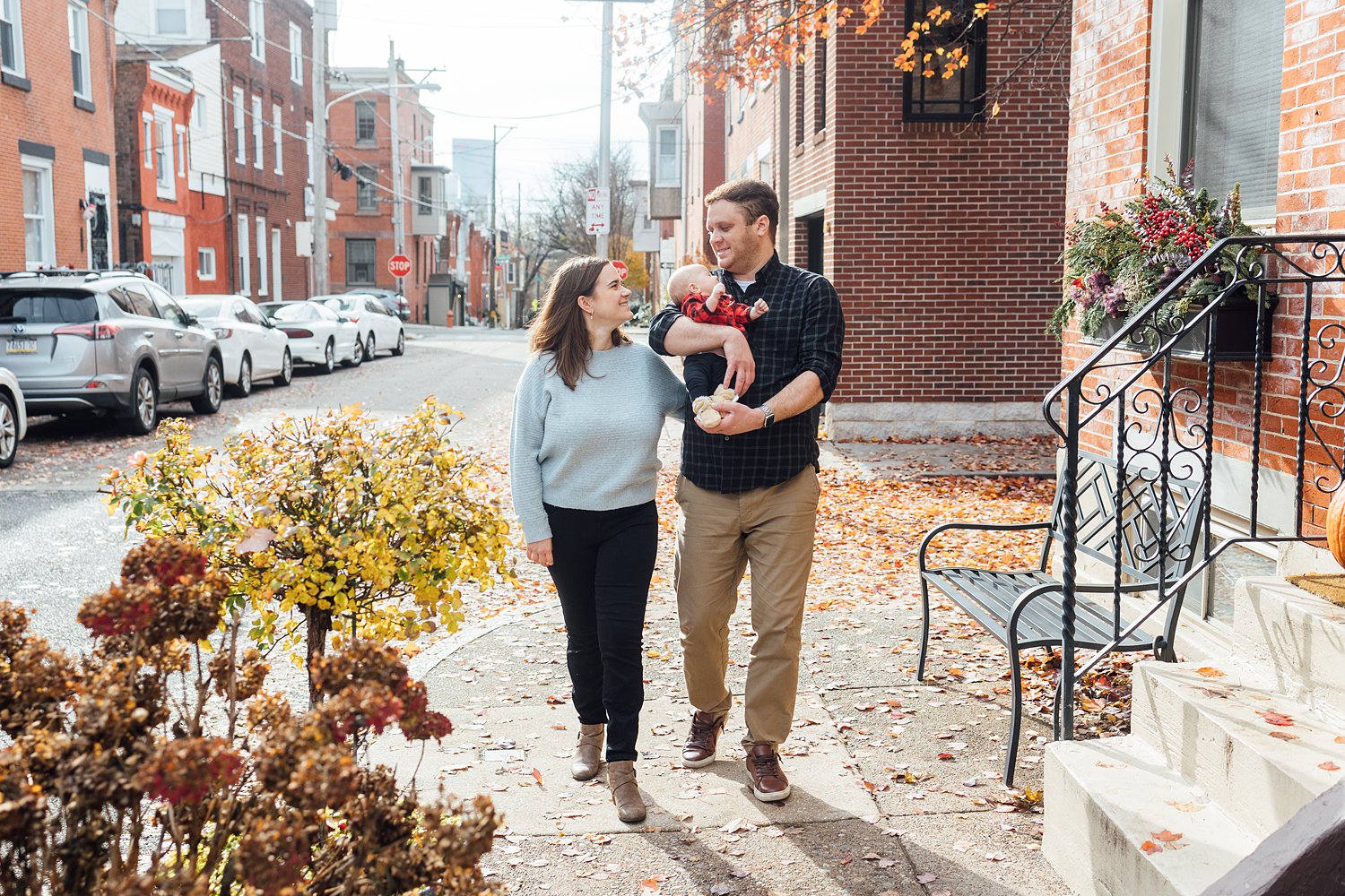 Gary + Emily + Maya - Philadelphia In-Home Newborn Session - Philadelphia Family Lifestyle Photographer - Alison Dunn Photography photo