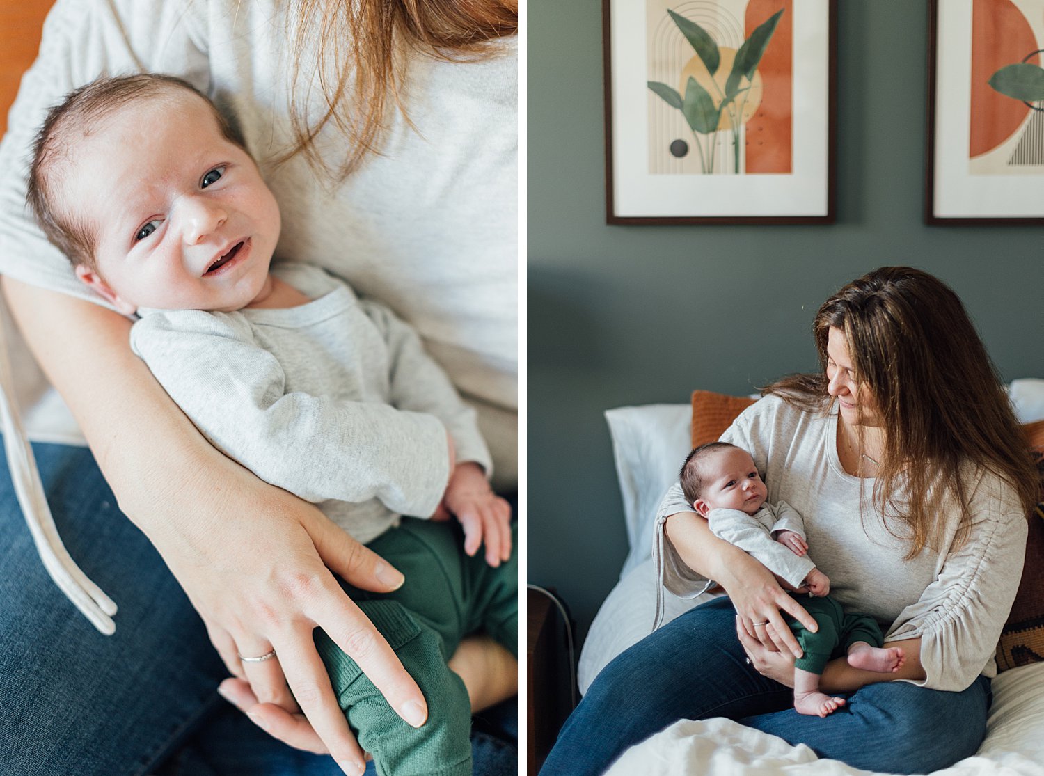 Jennifer + Jeff - Philadelphia Lifestyle Newborn Session - Montgomery County Maryland family photographer - Alison Dunn Photography photo