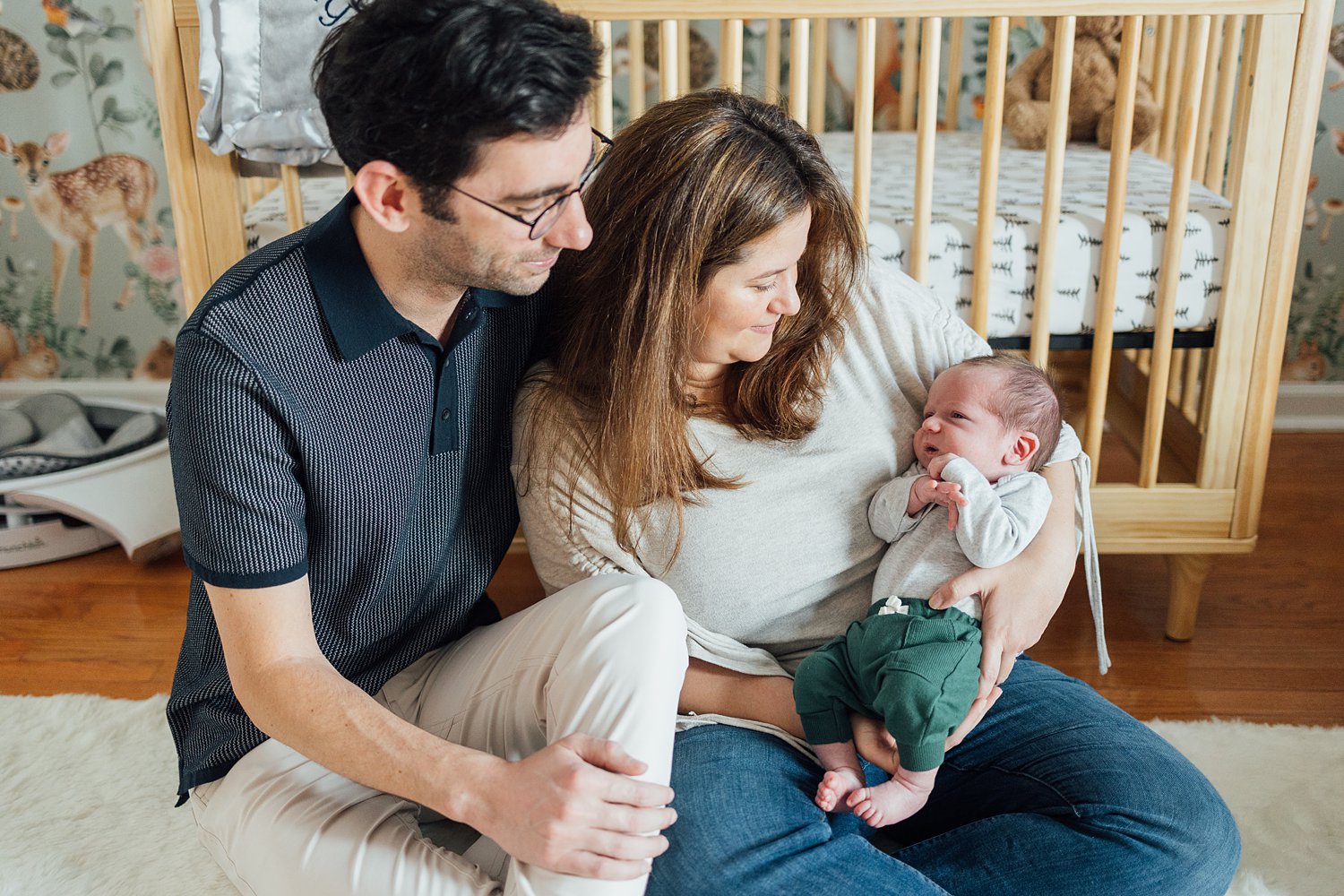 Jennifer + Jeff - Philadelphia Lifestyle Newborn Session - Montgomery County Maryland family photographer - Alison Dunn Photography photo