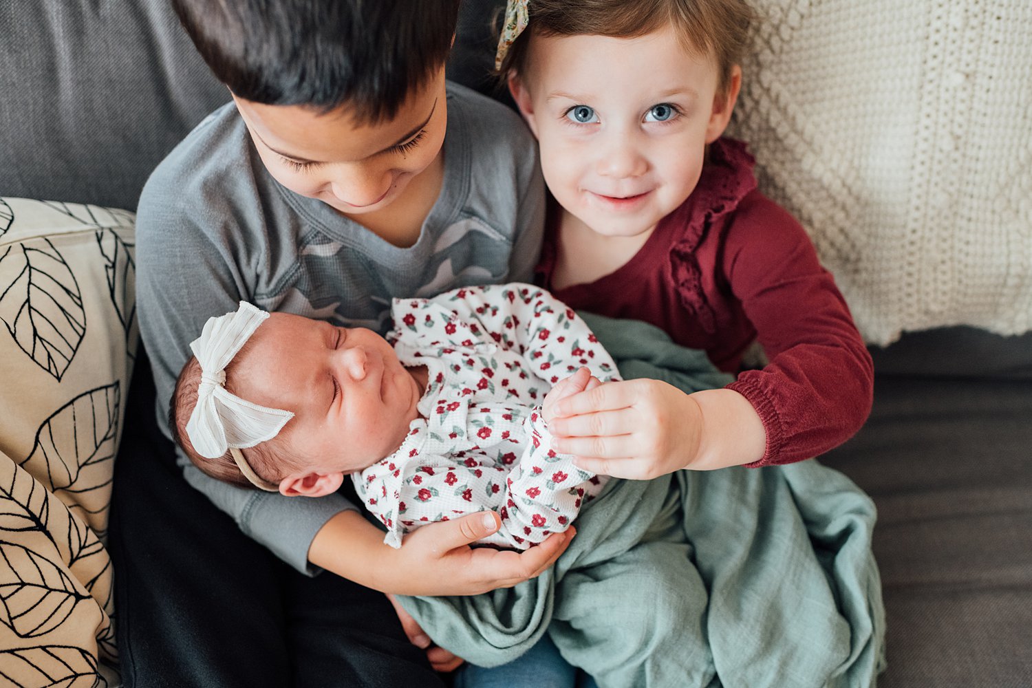 The Clarks - Philadelphia Lifestyle Newborn Session - Montgomery County Maryland family photographer - Alison Dunn Photography photo