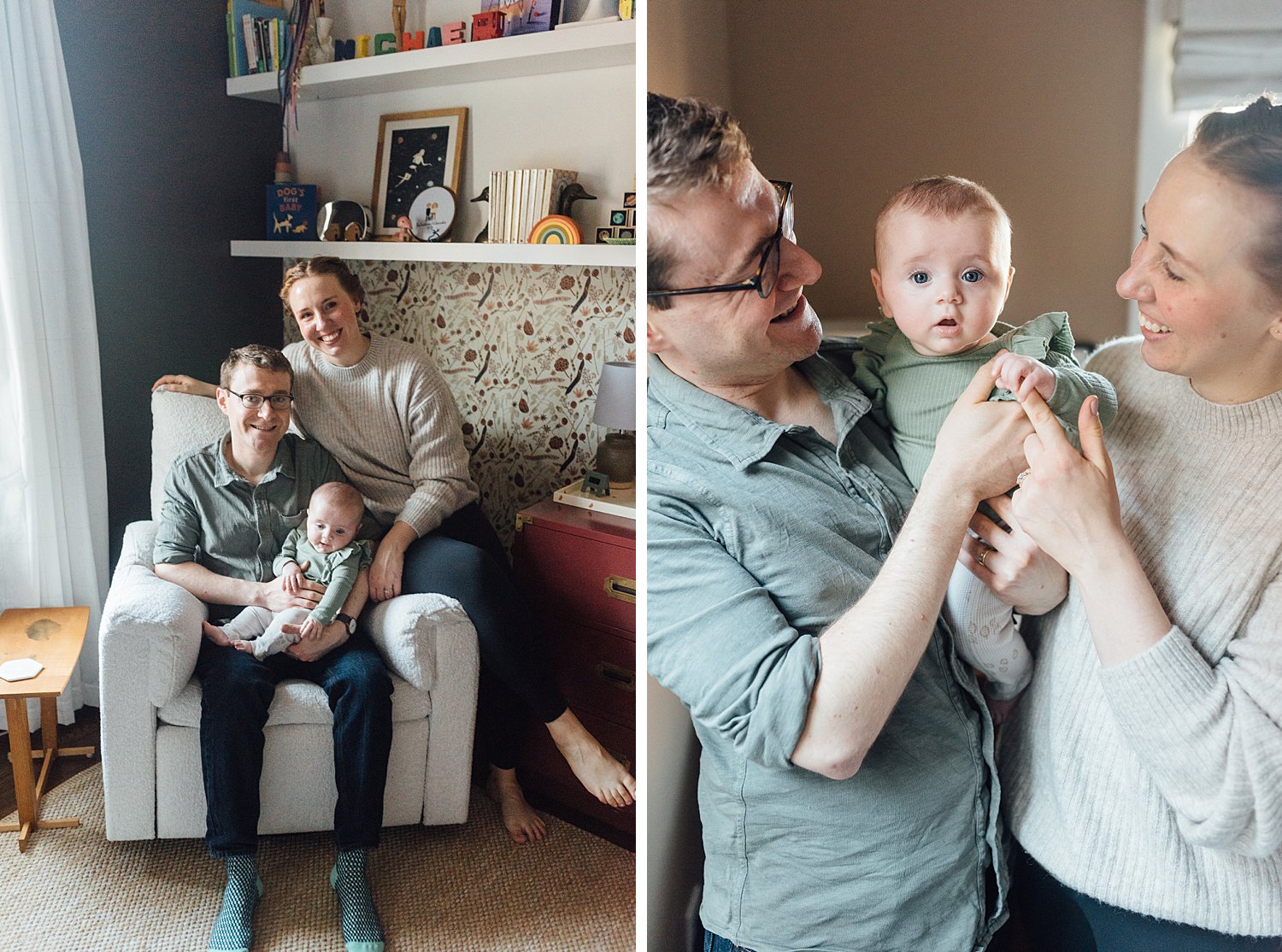 The Feldceks - Takoma Park Newborn Session - Montgomery County Maryland family photographer - Alison Dunn Photography photo