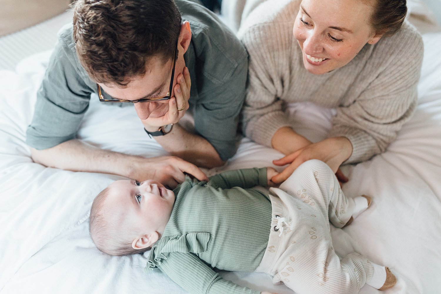 The Feldceks - Takoma Park Newborn Session - Montgomery County Maryland family photographer - Alison Dunn Photography photo