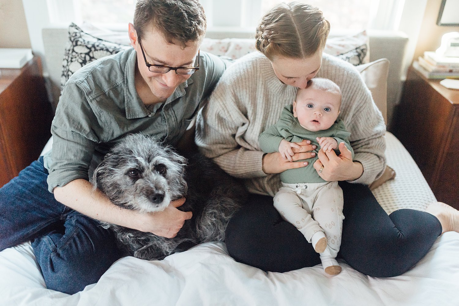 The Feldceks - Takoma Park Newborn Session - Montgomery County Maryland family photographer - Alison Dunn Photography photo