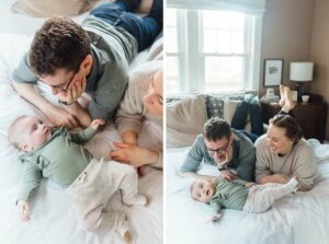 The Feldceks - Takoma Park Newborn Session - Montgomery County Maryland family photographer - Alison Dunn Photography photo