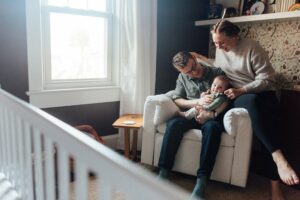 The Feldceks - Takoma Park Newborn Session - Montgomery County Maryland family photographer - Alison Dunn Photography photo