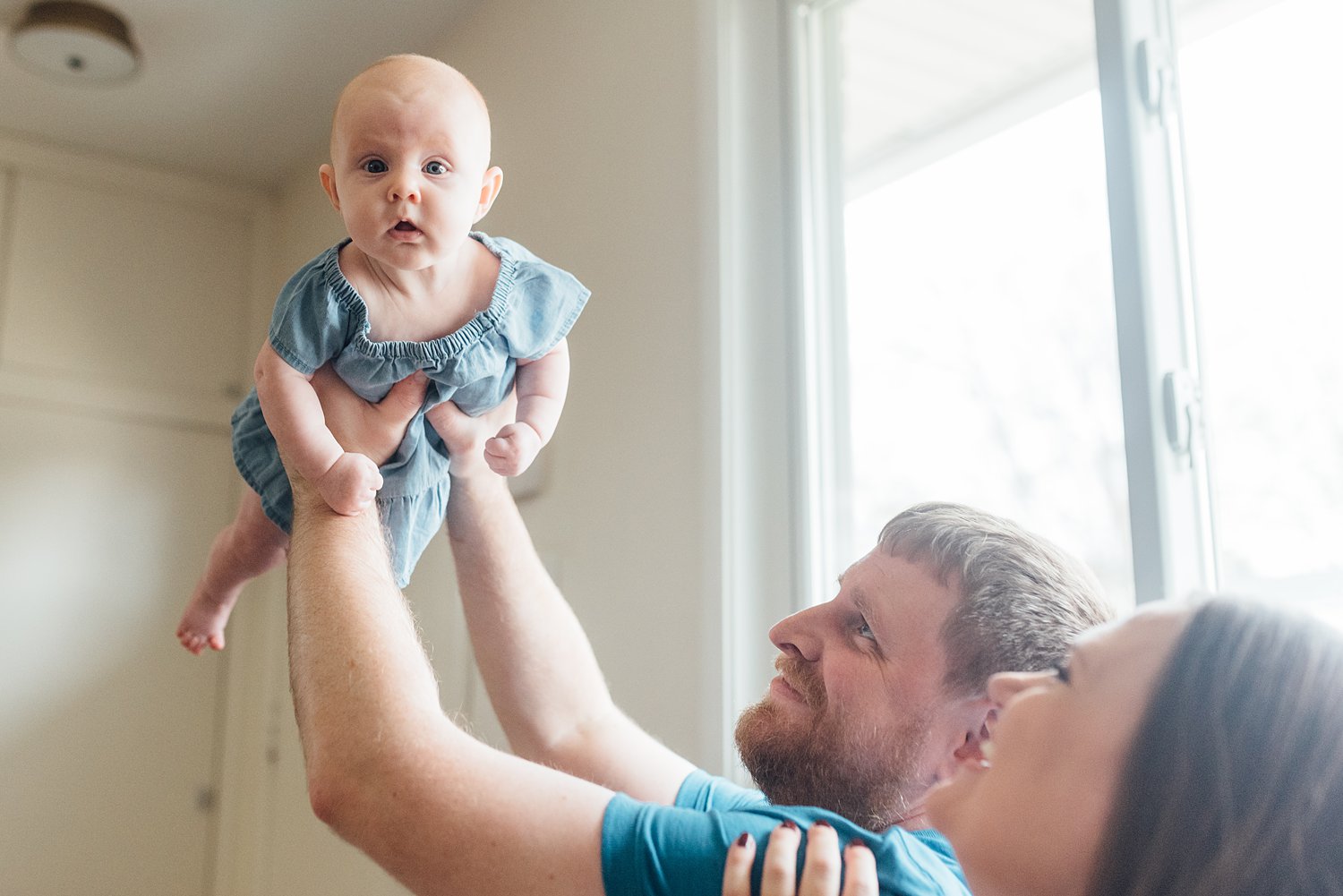 The Pfunders - Silver Spring Lifestyle Newborn Session - Montgomery County Maryland family photographer - Alison Dunn Photography photo