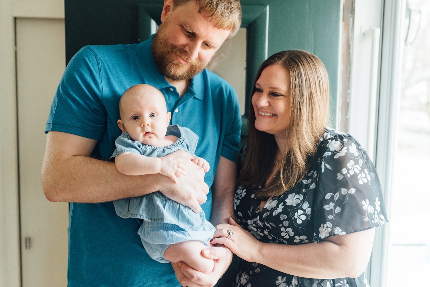 The Pfunders - Silver Spring Lifestyle Newborn Session - Montgomery County Maryland family photographer - Alison Dunn Photography photo