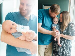 The Pfunders - Silver Spring Lifestyle Newborn Session - Montgomery County Maryland family photographer - Alison Dunn Photography photo