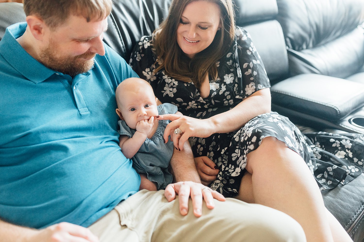 The Pfunders - Silver Spring Lifestyle Newborn Session - Montgomery County Maryland family photographer - Alison Dunn Photography photo