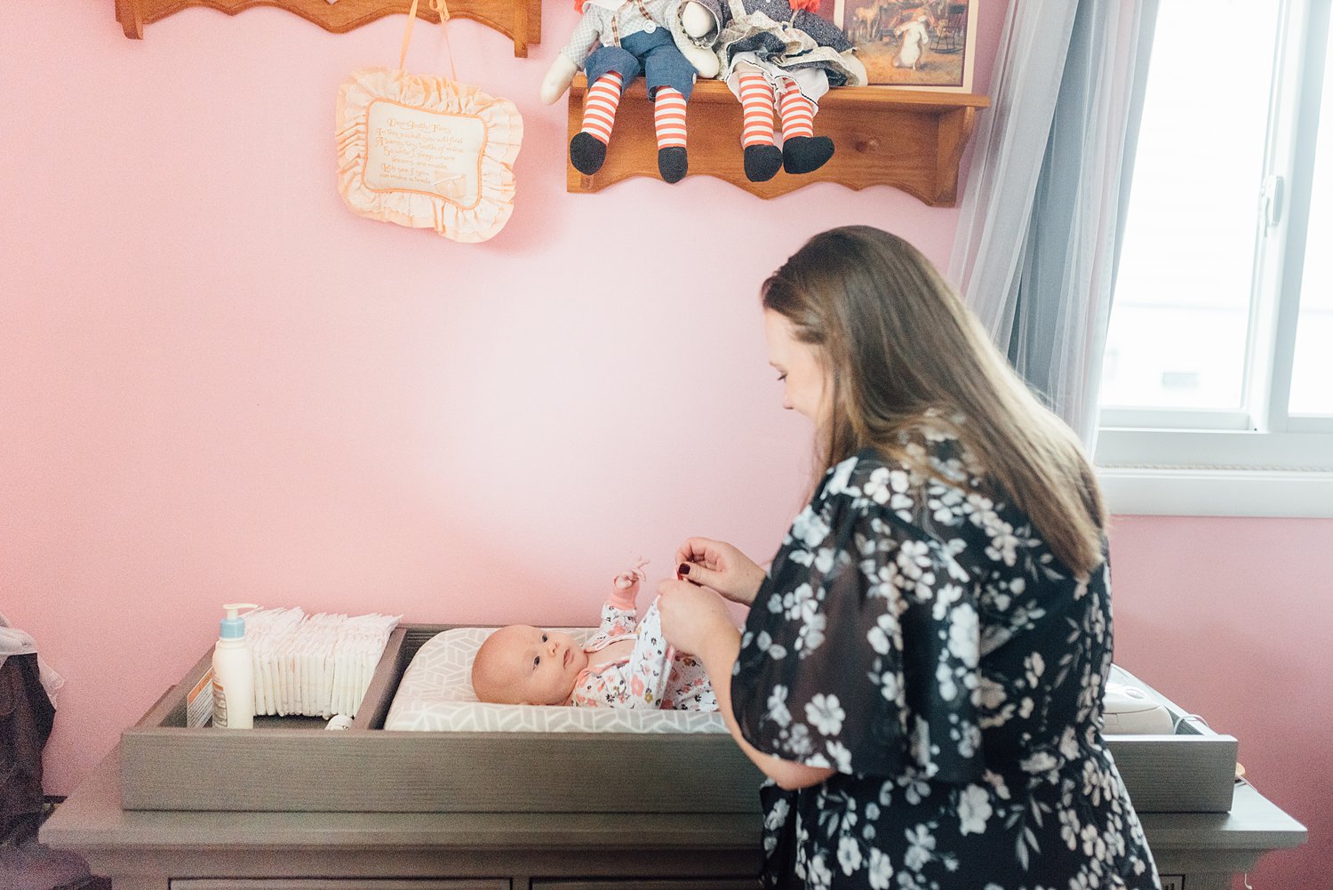 The Pfunders - Silver Spring Lifestyle Newborn Session - Montgomery County Maryland family photographer - Alison Dunn Photography photo