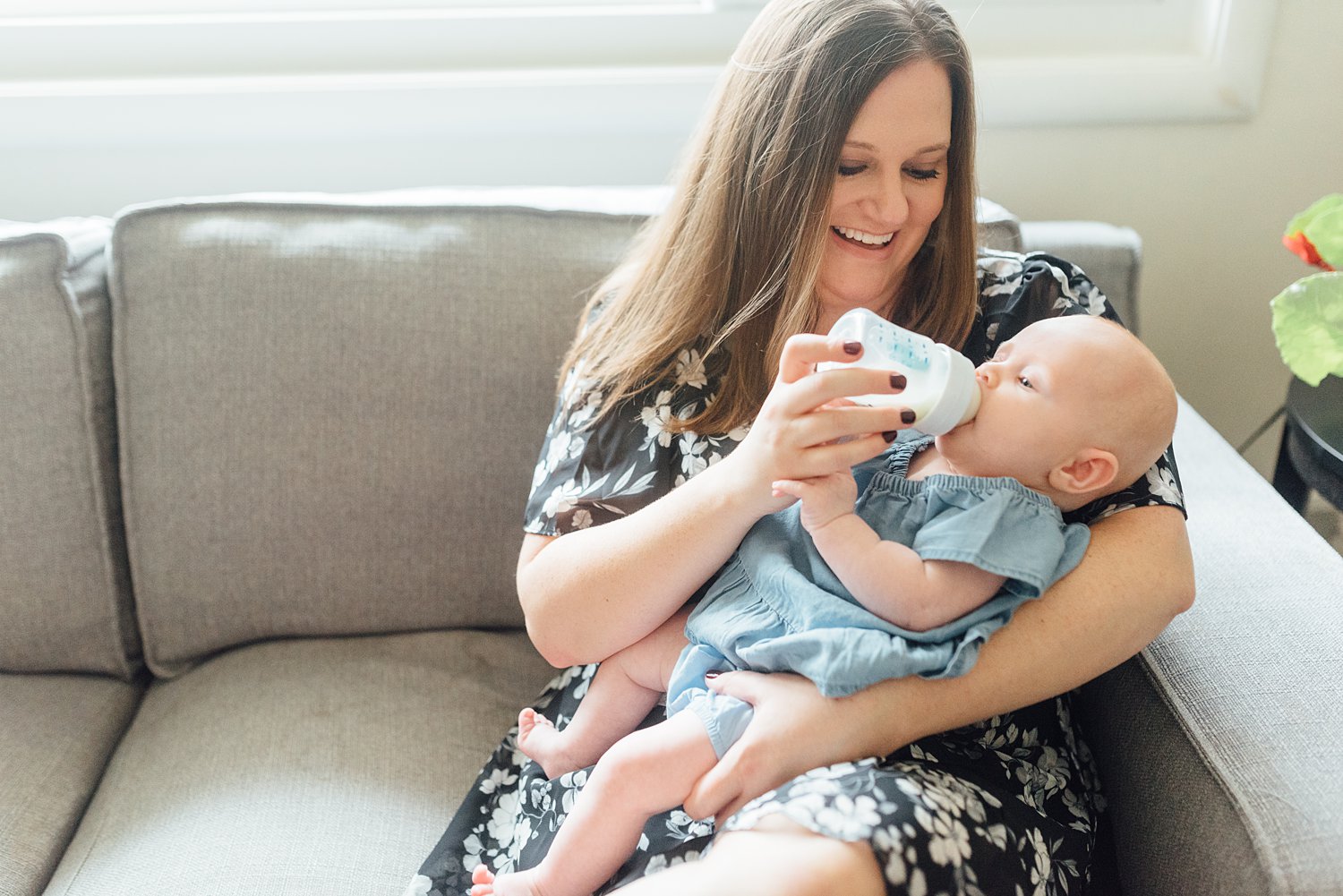 The Pfunders - Silver Spring Lifestyle Newborn Session - Montgomery County Maryland family photographer - Alison Dunn Photography photo