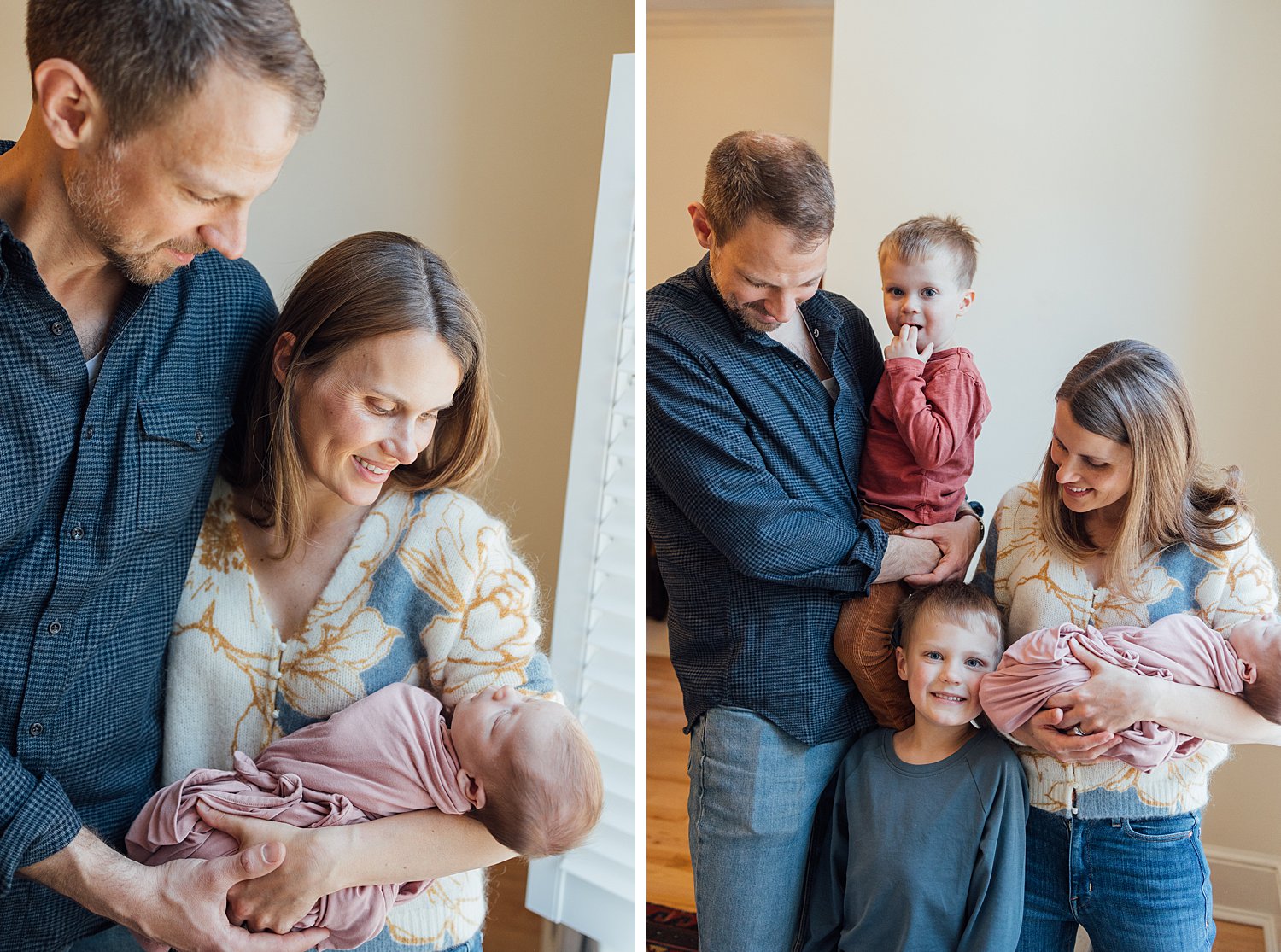 The Tregos - Philadelphia Lifestyle Newborn Session - Montgomery County Maryland Family Photographer - Alison Dunn Photography photo