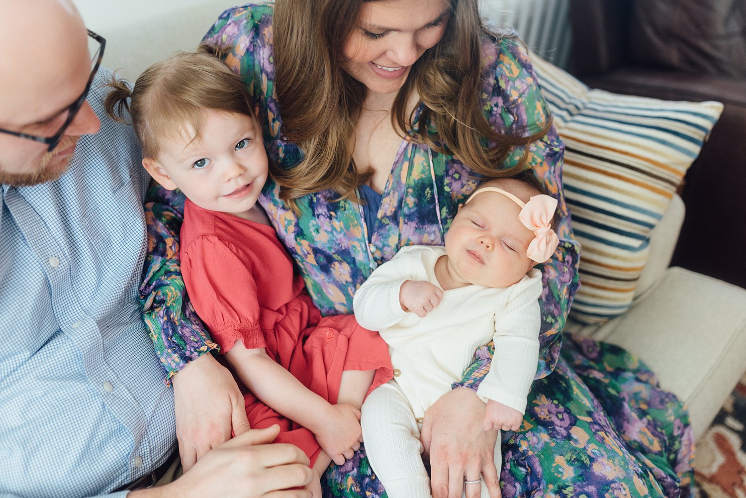 The Pershes - Arlington Newborn Session - Virginia Family Photographer - Alison Dunn Photography photo