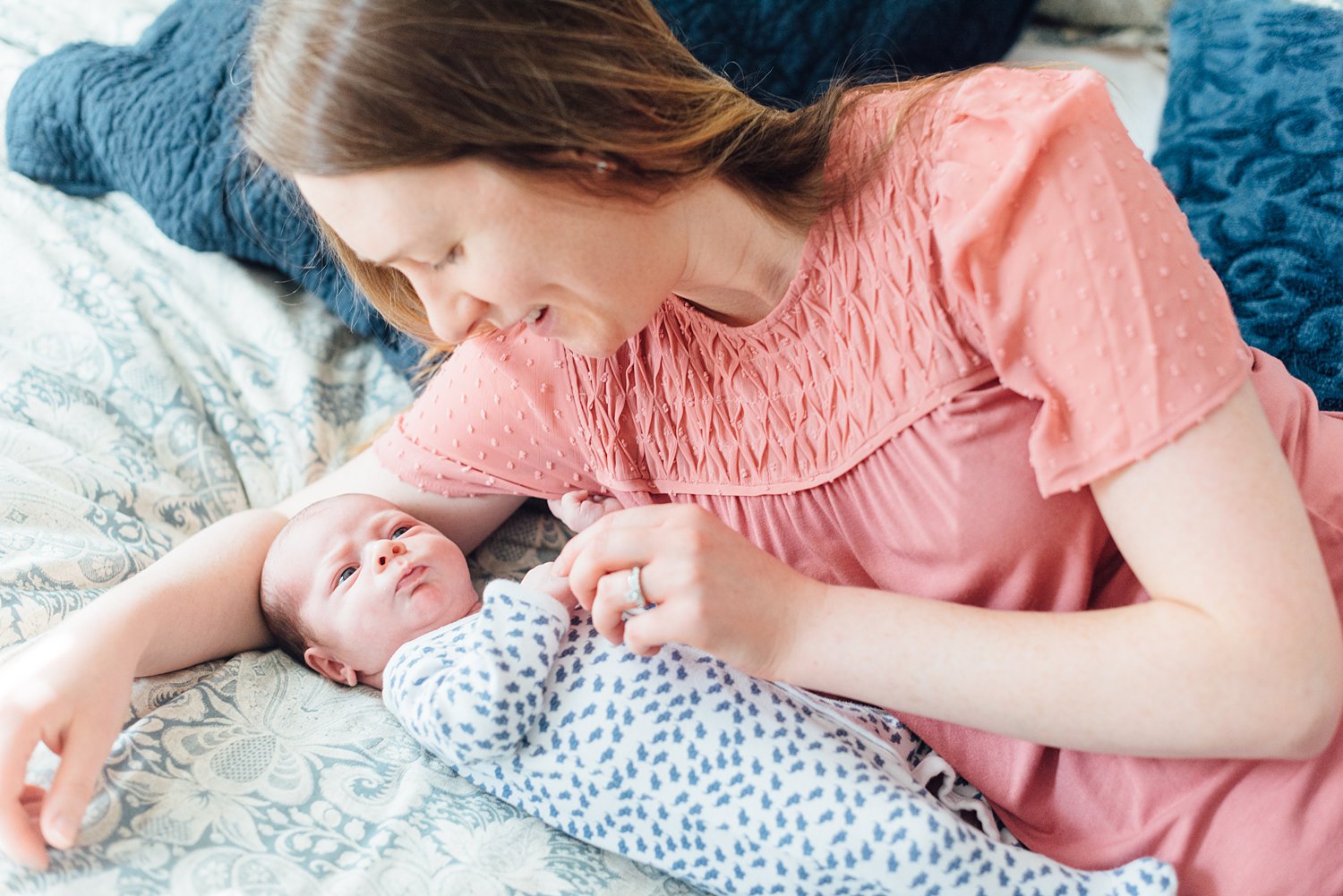 Wilson Family - Potomac Lifestyle Newborn Session - Montgomery County Maryland Family Photographer - Alison Dunn Photography photo