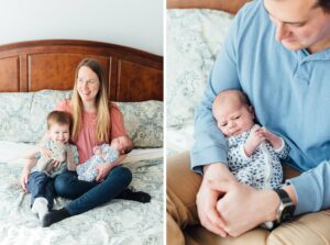 Wilson Family - Potomac Lifestyle Newborn Session - Montgomery County Maryland Family Photographer - Alison Dunn Photography photo