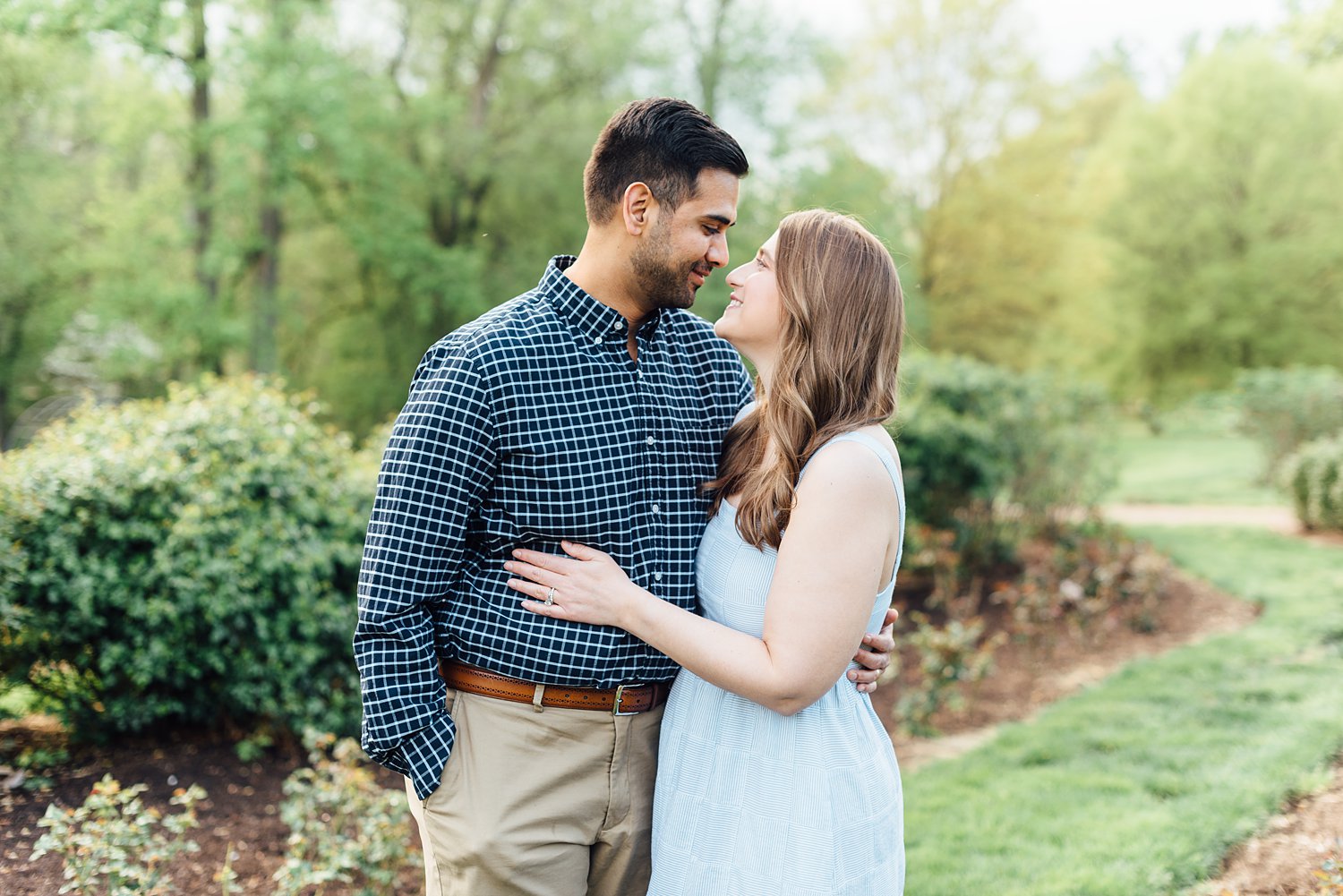 Sara + Matt + Kristen + Karan - Arlington Bon Air Park Rose Garden Anniversary Session - Virginia Family Photographer - Alison Dunn Photography photo