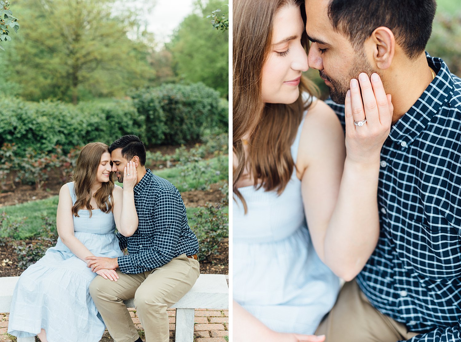 Sara + Matt + Kristen + Karan - Arlington Bon Air Park Rose Garden Anniversary Session - Virginia Family Photographer - Alison Dunn Photography photo