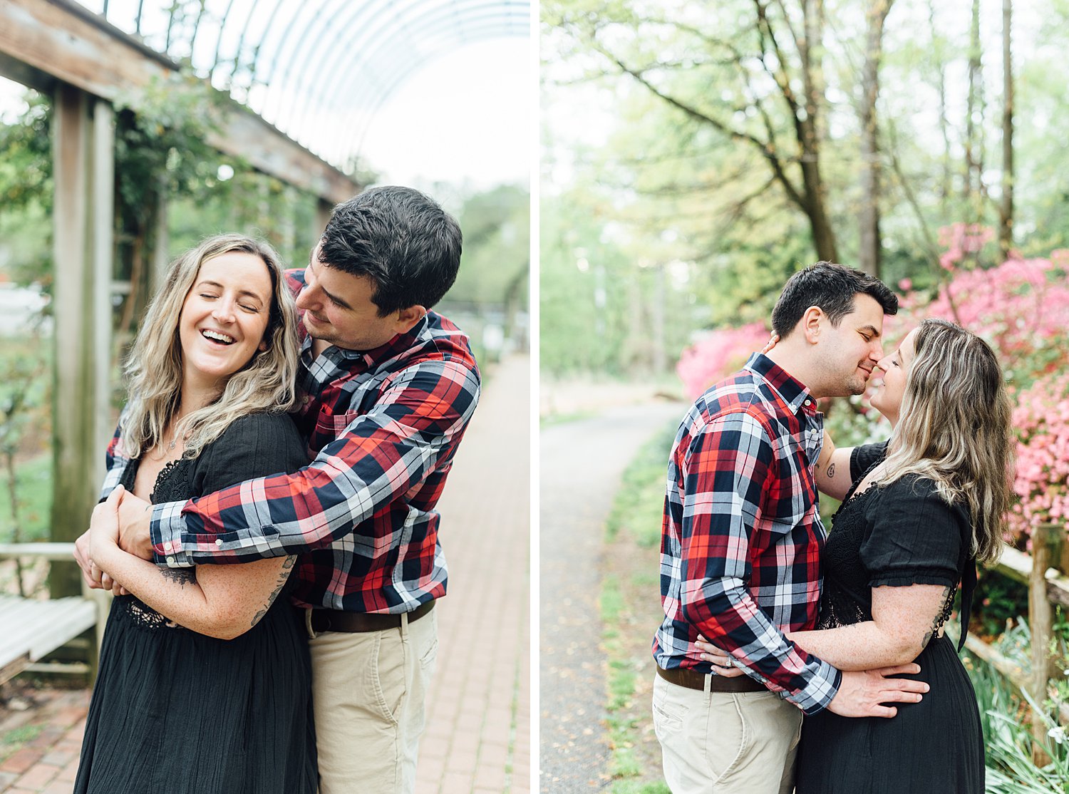 Sara + Matt + Kristen + Karan - Arlington Bon Air Park Rose Garden Anniversary Session - Virginia Family Photographer - Alison Dunn Photography photo