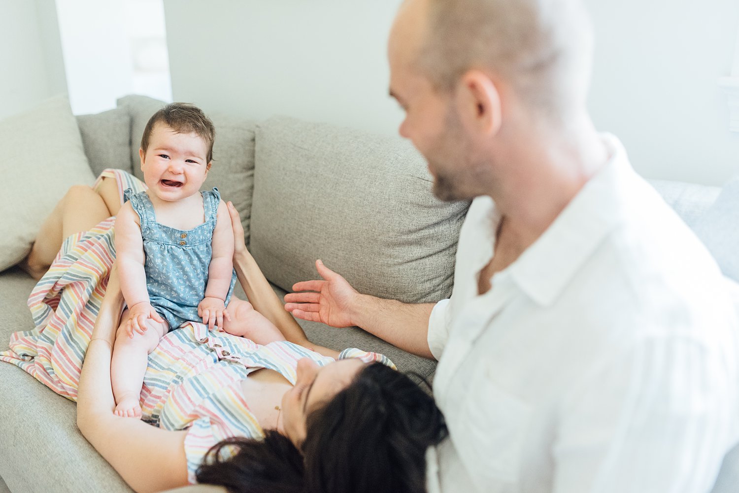 Lexy + Kent + Hazel - Takoma Park Newborn Session - Montgomery County Family Photographer - Alison Dunn Photography photo