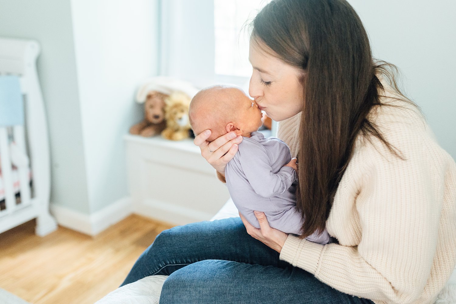 Liz + TK - Takoma Park Lifestyle Newborn Session - Montgomery County Maryland Family Photographer - Alison Dunn Photography photo