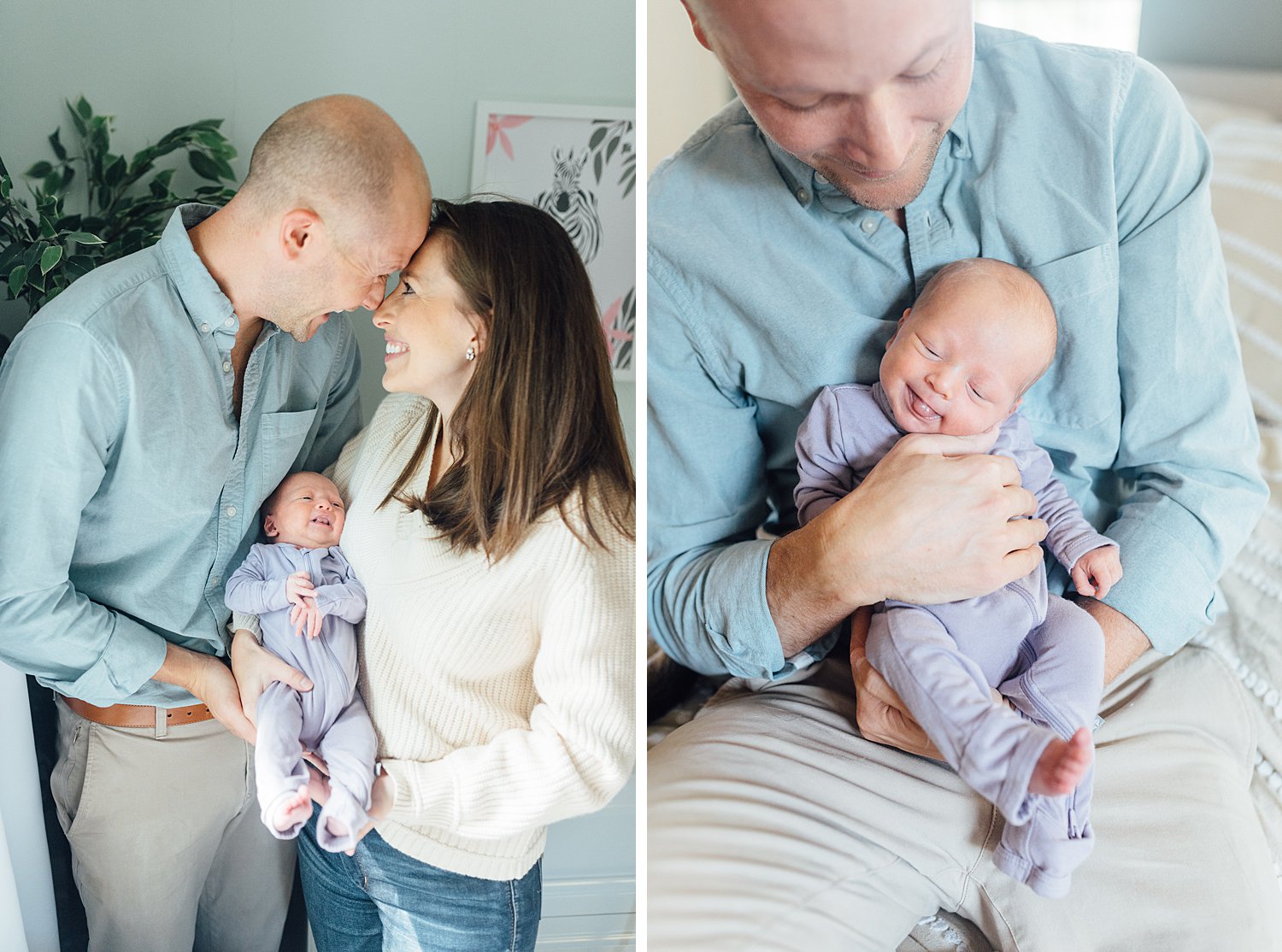 Liz + TK - Takoma Park Lifestyle Newborn Session - Montgomery County Maryland Family Photographer - Alison Dunn Photography photo