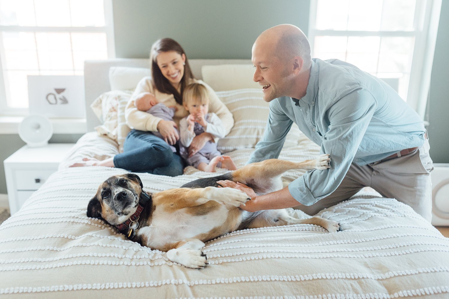 Liz + TK - Takoma Park Lifestyle Newborn Session - Montgomery County Maryland Family Photographer - Alison Dunn Photography photo