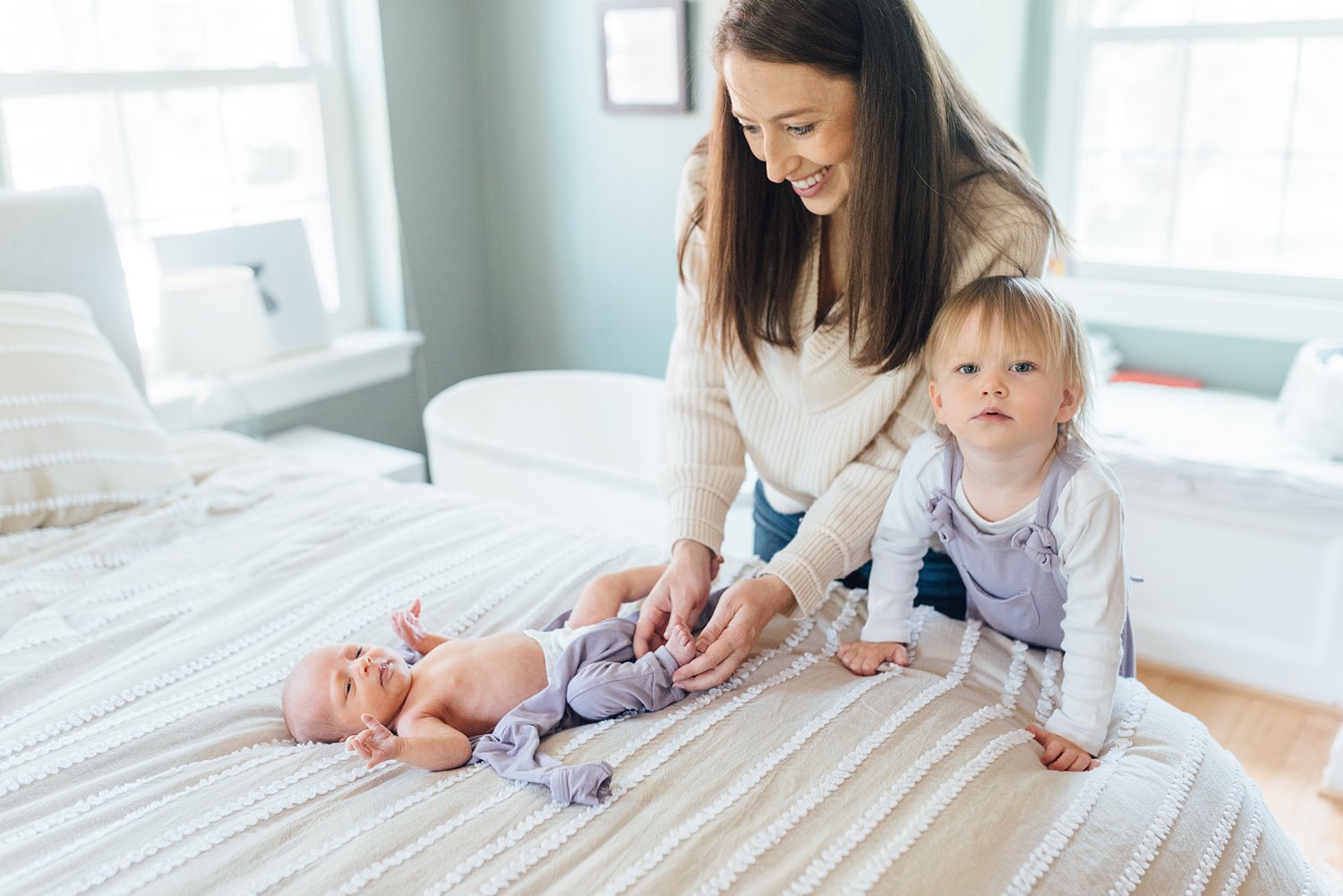 Liz + TK - Takoma Park Lifestyle Newborn Session - Montgomery County Maryland Family Photographer - Alison Dunn Photography photo