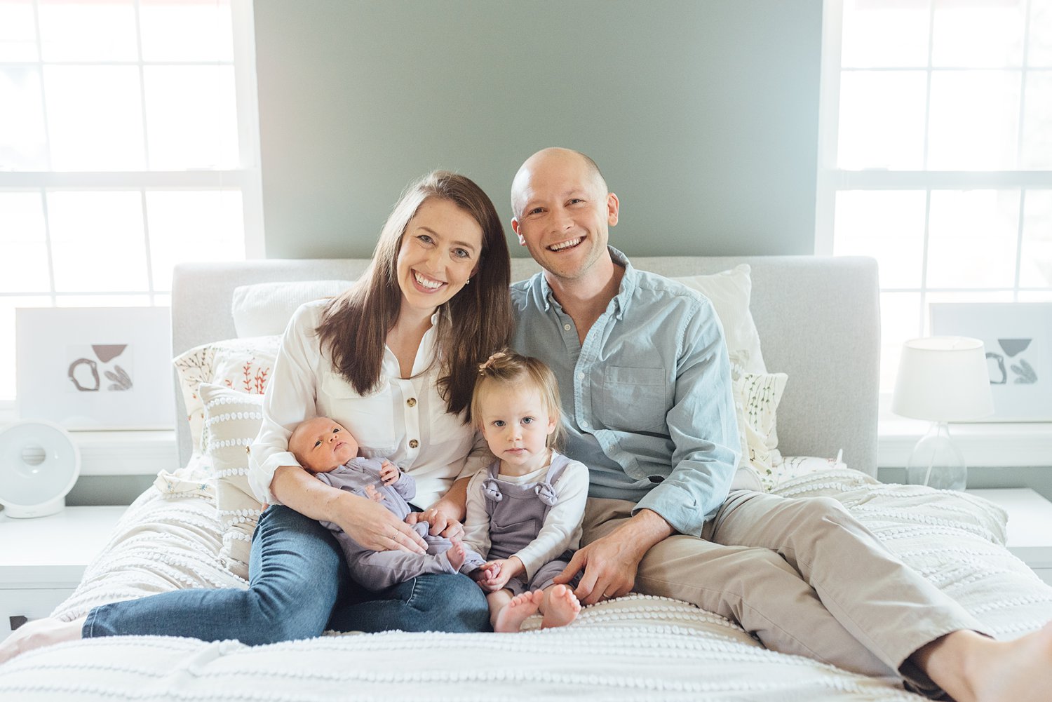 Liz + TK - Takoma Park Lifestyle Newborn Session - Montgomery County Maryland Family Photographer - Alison Dunn Photography photo