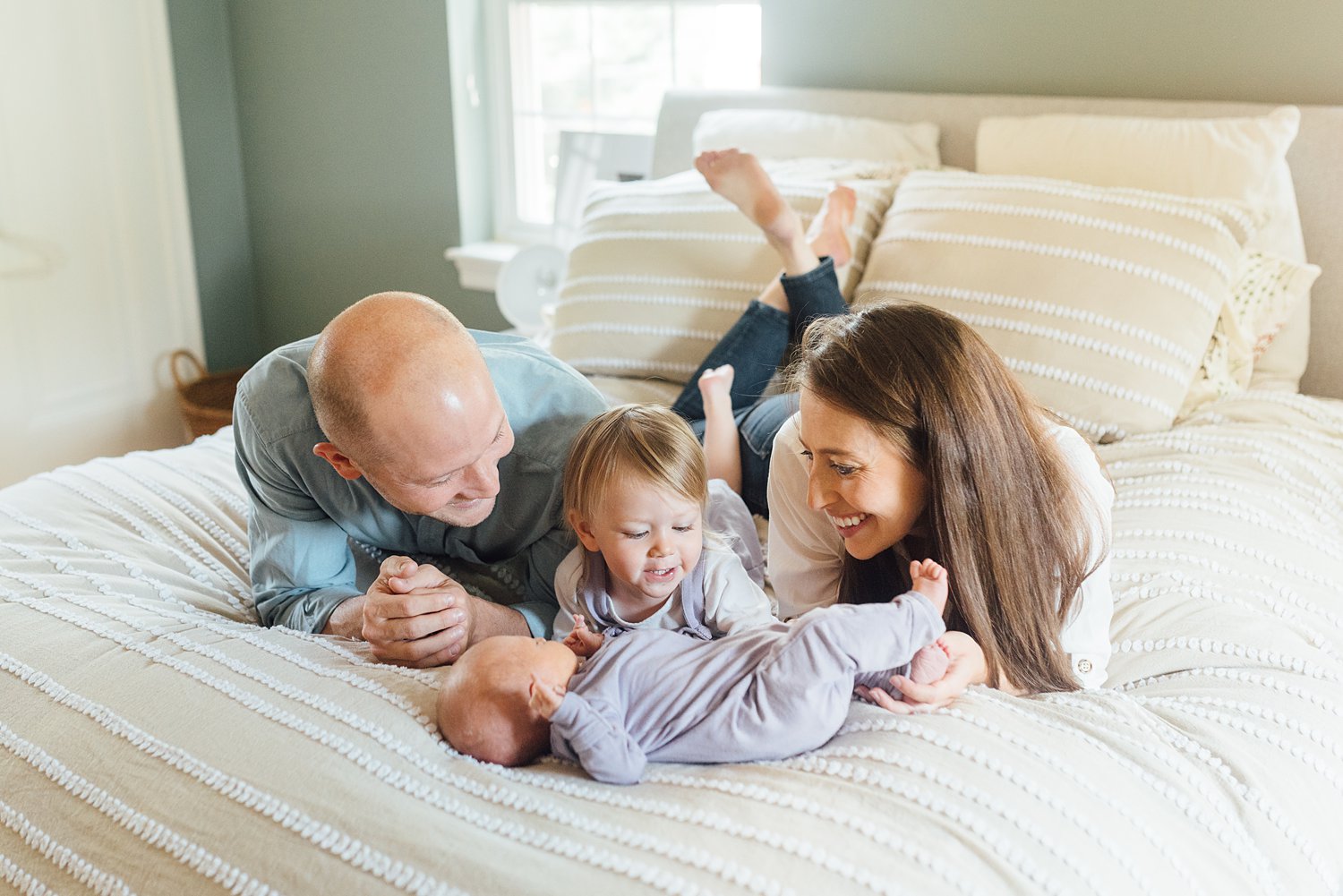 Liz + TK - Takoma Park Lifestyle Newborn Session - Montgomery County Maryland Family Photographer - Alison Dunn Photography photo