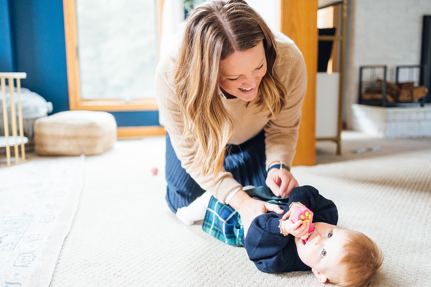 The Cambrias - Shamong In-Home Family Session - New Jersey Lifestyle Family Photographer - Alison Dunn Photography photo