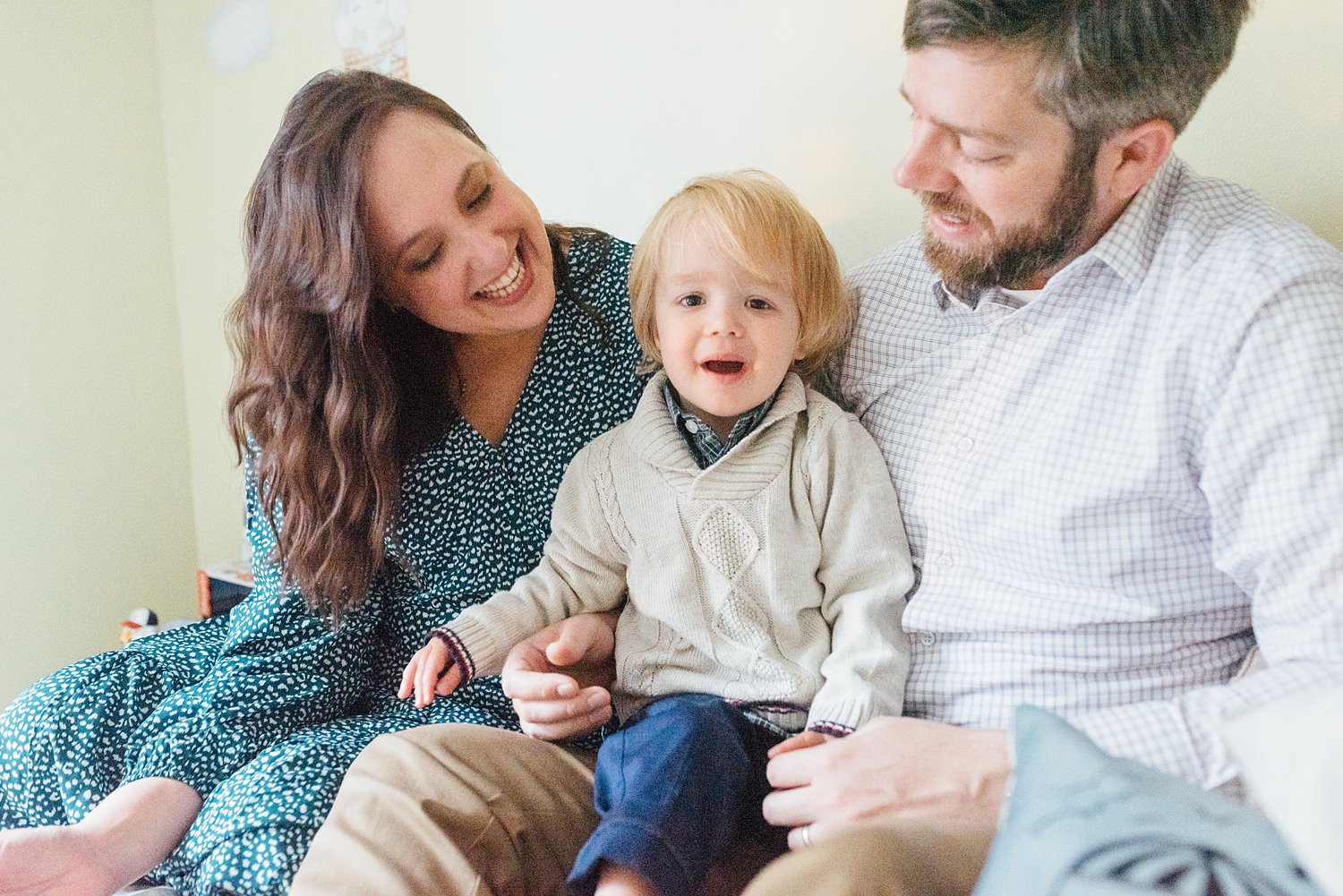 The Meteers - Washington DC In Home Lifestyle Family Session - DC Family Photographer - Alison Dunn Photography photo