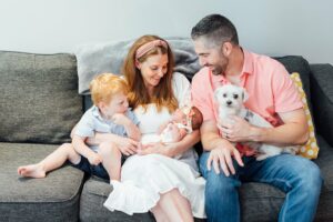 The Youngs - Paoli Lifestyle Newborn Session - Main Line Family Photographer - Alison Dunn Photography photo