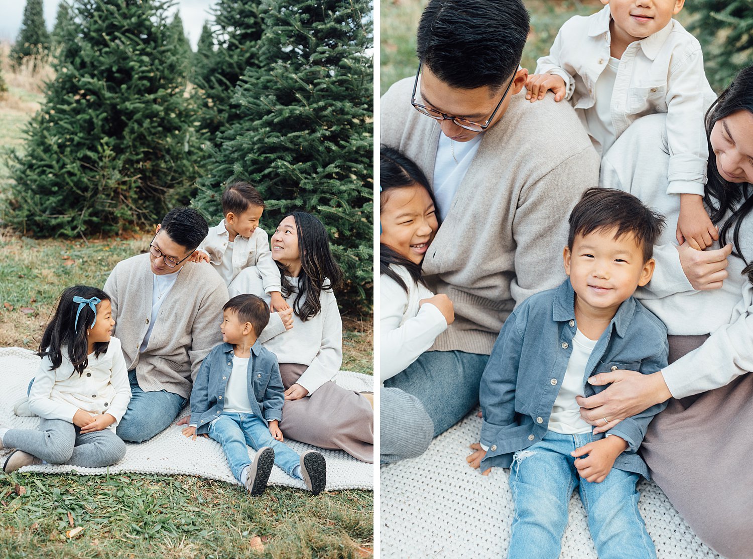 Butler's Orchard Christmas Tree Farm Mini Sessions - Damascus Family Photographer - Alison Dunn Photography photo