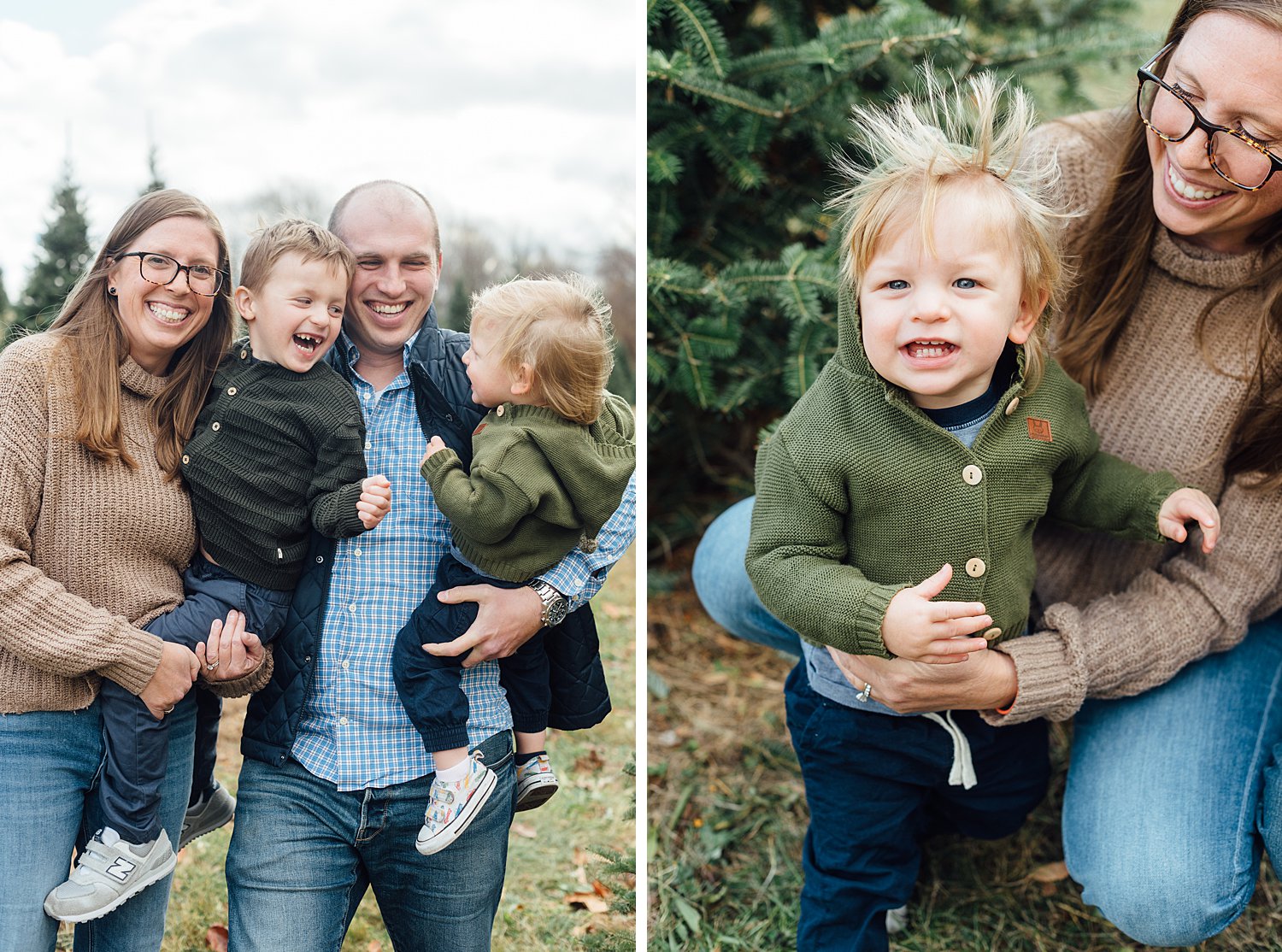 Butler's Orchard Christmas Tree Farm Mini Sessions - Damascus Family Photographer - Alison Dunn Photography photo