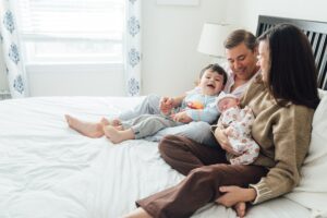 The Cogans - Silver Spring Family Session - Montgomery County Newborn Photographer - Alison Dunn Photography photo