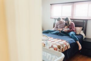 Sara + Jake - Rockville Lifestyle Newborn Session - Montgomery County Maryland Family Photographer - Alison Dunn Photography photo