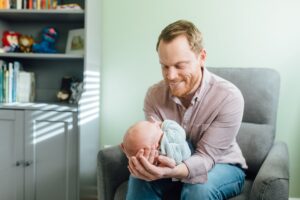 Sara + Jake - Rockville Lifestyle Newborn Session - Montgomery County Maryland Family Photographer - Alison Dunn Photography photo