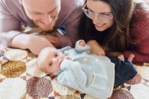 Sara + Jake - Rockville Lifestyle Newborn Session - Montgomery County Maryland Family Photographer - Alison Dunn Photography photo