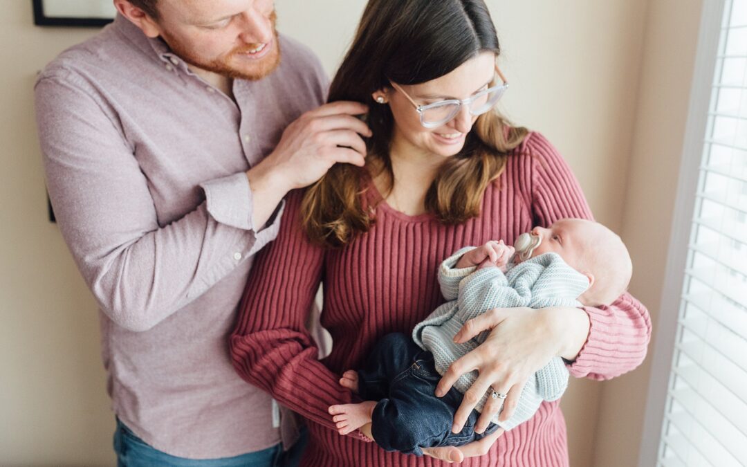 Sara + Jake + Julian // Newborn Session