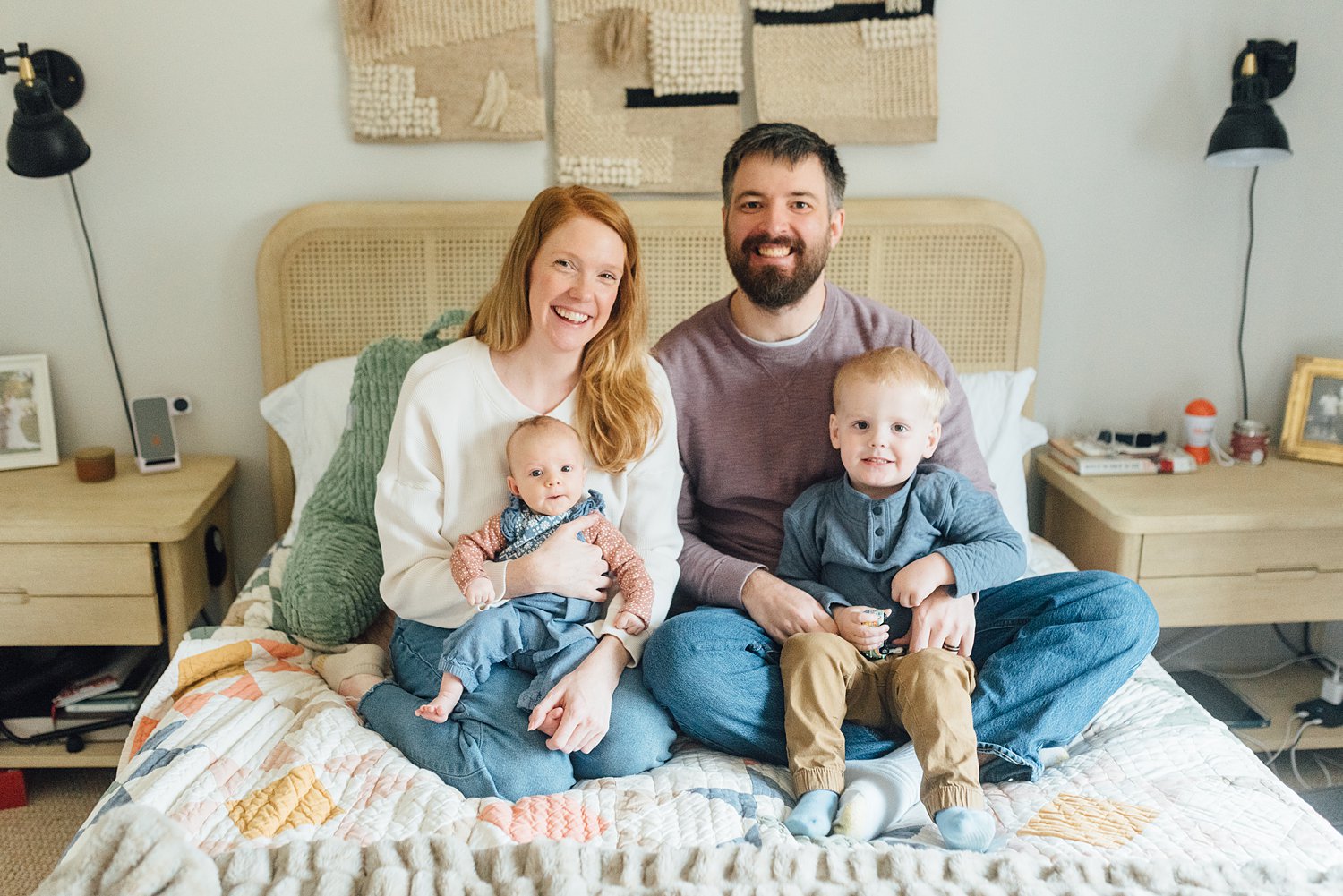 The Robisons - Silver Spring Newborn Session - Montgomery County Family Photographer - Alison Dunn Photography photo