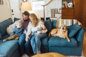 The Robisons - Silver Spring Newborn Session - Montgomery County Family Photographer - Alison Dunn Photography photo