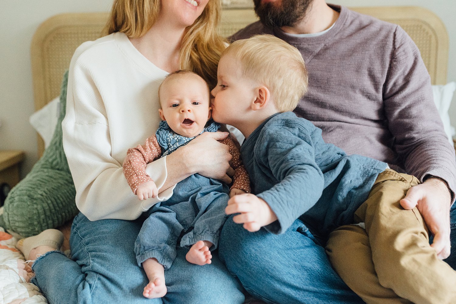 The Robisons - Silver Spring Newborn Session - Montgomery County Family Photographer - Alison Dunn Photography photo