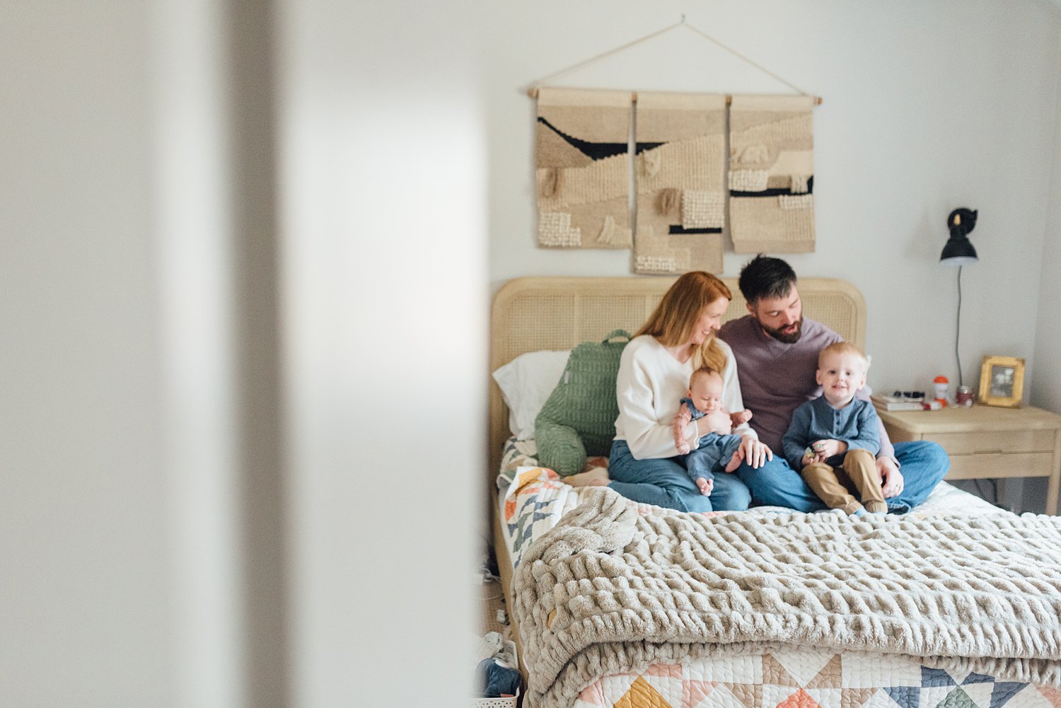 The Robisons - Silver Spring Newborn Session - Montgomery County Family Photographer - Alison Dunn Photography photo